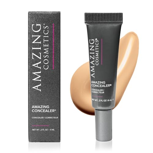 AmazingCosmetics Amazing Concealer Full Coverage with Pin Dot Amounts Long Wear Concealer Makeup for Undereye Dark Circles Blemishes and Spots Color Correcting Skin Like Finish - Image 2