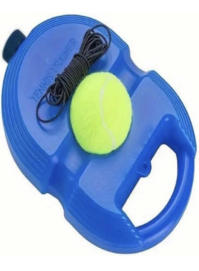 ULTRAZON Tennis Trainer Rebound Ball with String Solo Tennis Practice Set Cricket Trainer Ball with Rope Fill Sand Or Water (No Racket Included) (Multicolor) - Image 1