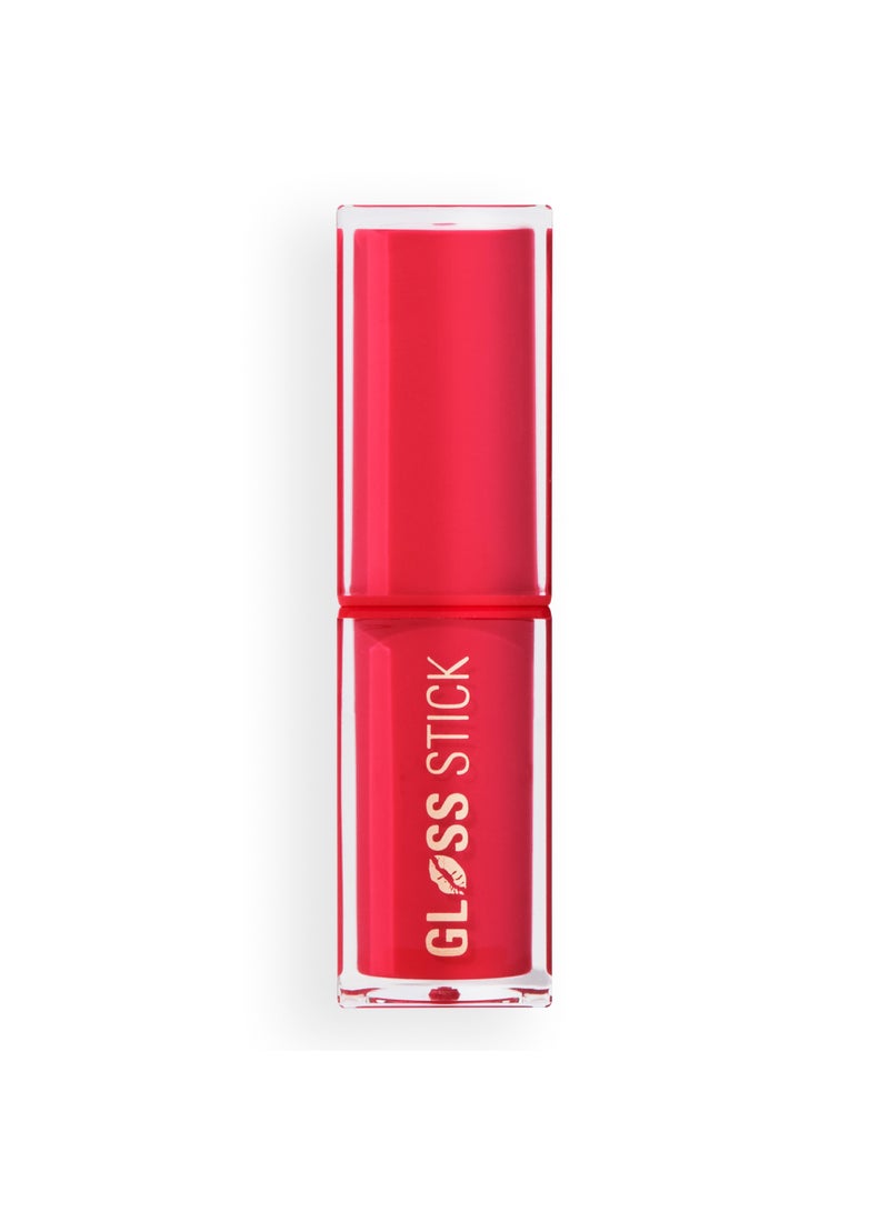 REVOLUTION Makeup Revolution Pout Shine Glossy Lipstick – Cherrylicious - Image 1