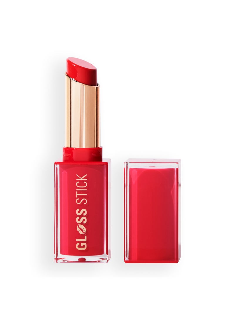 REVOLUTION Makeup Revolution Pout Shine Glossy Lipstick – Cherrylicious - Image 2