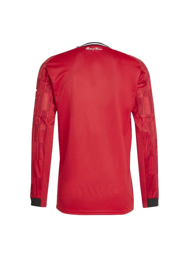 Adidas Mufc H Jsy L Red Football Jerseys For Men XS - Image 2