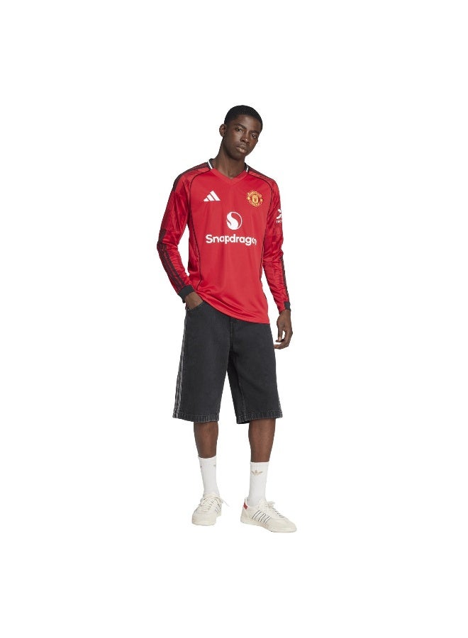 Adidas Mufc H Jsy L Red Football Jerseys For Men XS - Image 5