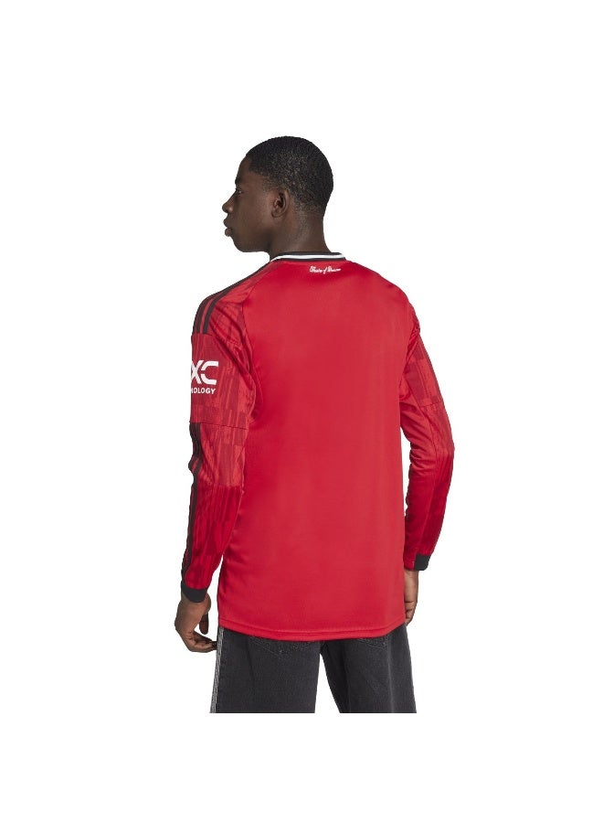 Adidas Mufc H Jsy L Red Football Jerseys For Men XS - Image 4
