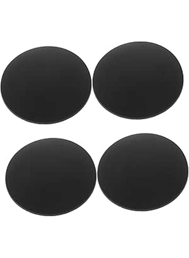 4 Pack Adhesive Door Handle Stoppers Noiseless Wall Protectors Bumpers - Image 1