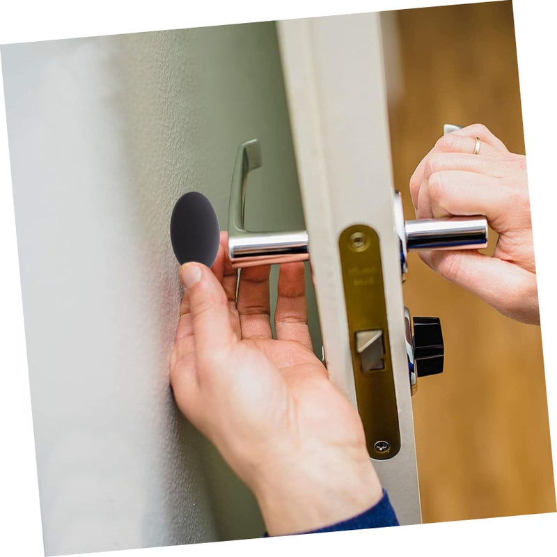 4 Pack Adhesive Door Handle Stoppers Noiseless Wall Protectors Bumpers - Image 4