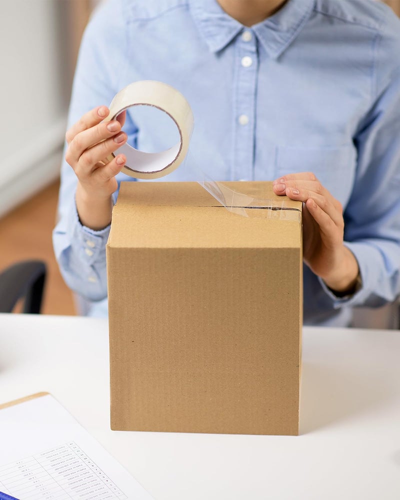 Poever Assorted-Sizes-Shipping-Boxes-45-Pack: 8x6x4 & 9x6x4 & 10x7x5 Small-Shipping-Boxes-Mailers, Brown Corrugated-Cardboard-Boxes-for-Packing-Small-Business Mailing - Image 5