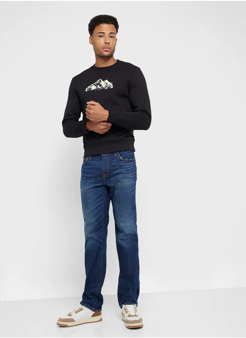 JACK & JONES Jcomountain Mountain Print Sweatshirts