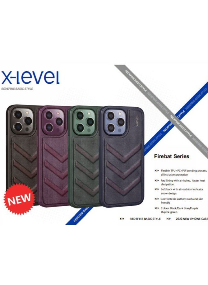 X-level X-LEVEL For iPhone 15 Pro Firebat Series Phone Cover - Black Color  - Image 3