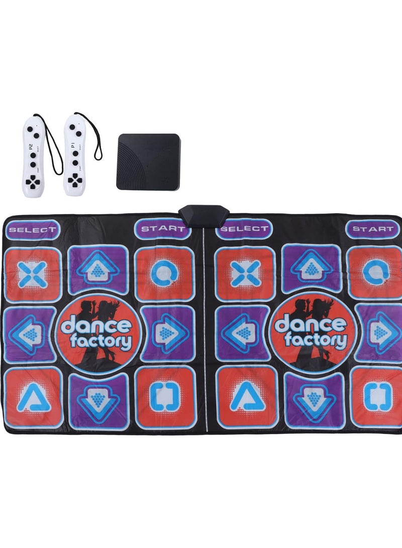 GGOOT Dance Mat for Kids and Adults, Double User Electronic Dance Mat Musical Dance Step Pad Floor Mat with Remote Controls for TV, Non Slip Dancing Mat Game Gift for Girls Boys - Image 1