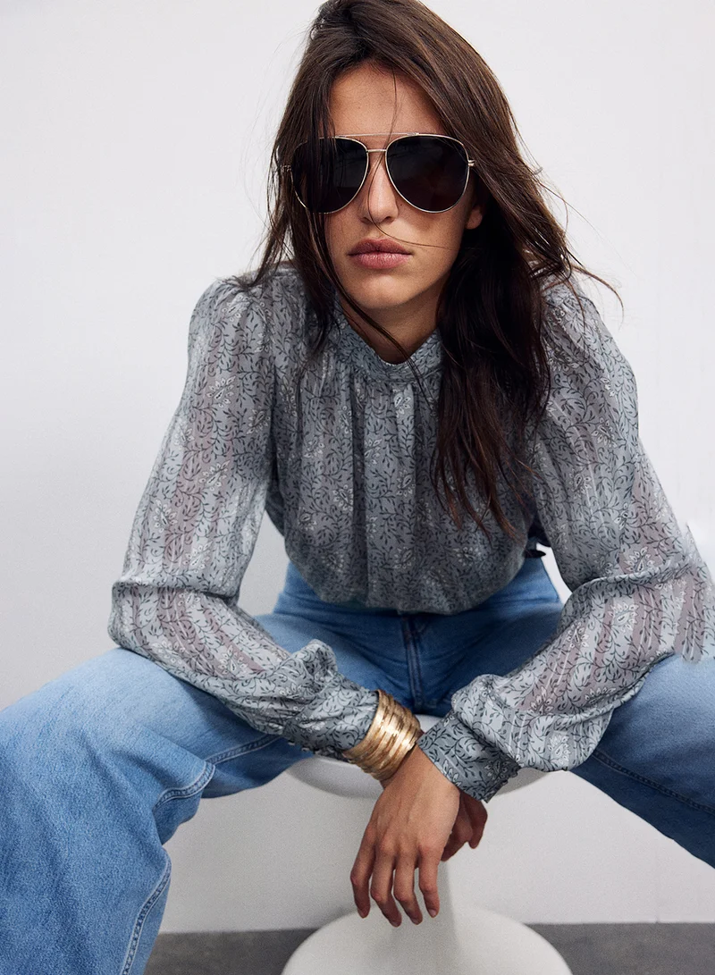 اتش اند ام Patterned Blouse