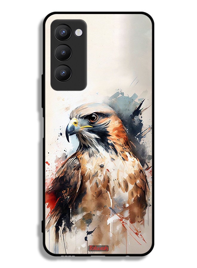 Tolwak Tecno Camon 18P Protective Case Cover Eagle Abstract Art - Image 2