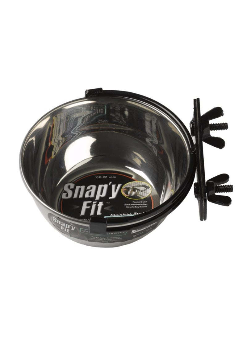 MidWest Homes for Pets Snap’Y Fit  Food And Water Bowl - Image 1