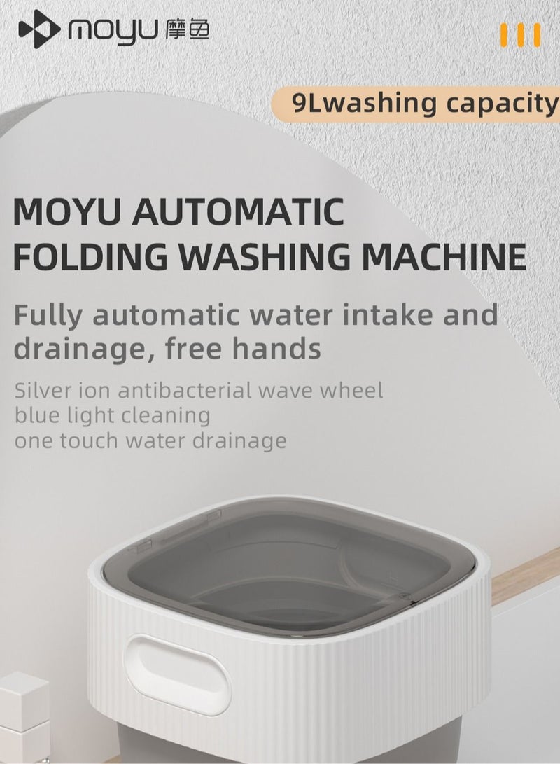 Cool Baby COOLBABY Portable Mini Folding Clothes Washing Machine, Bucket Automatic Home Travel Self-Driving Tour Underwear Foldable Washer,MNXYJ02 - Image 5