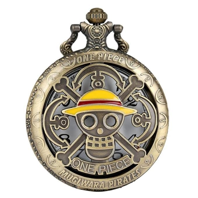 FowWelt Pocket Watch Metal Keychain Retro Vintage for Gifting With Key Ring Anti-Rust (One Piece) - Image 1