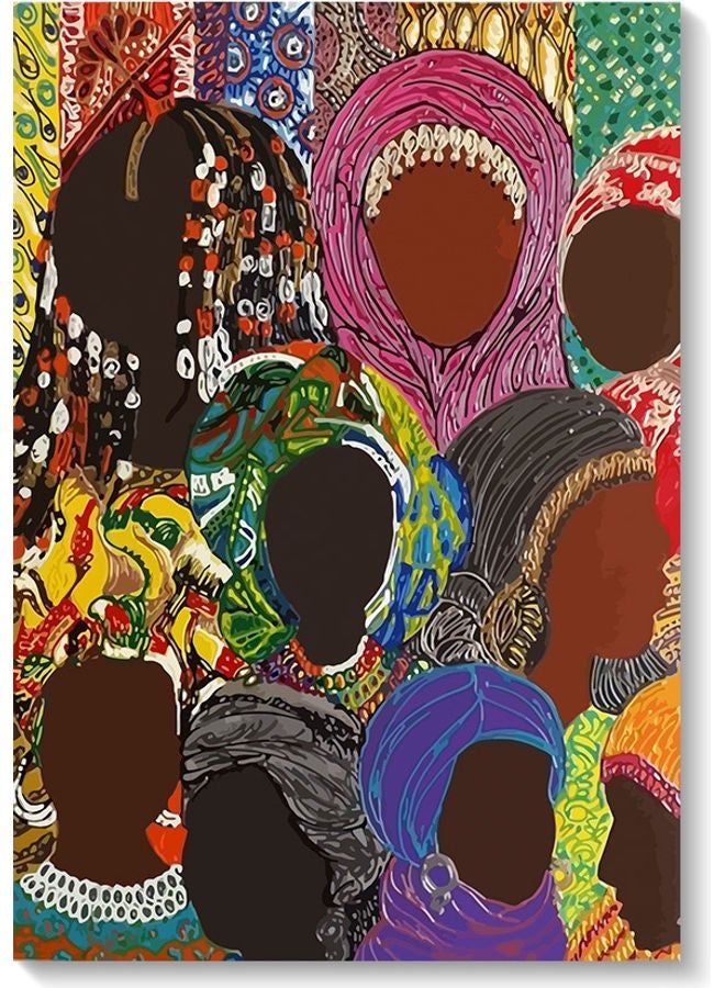 RYN Decorative Wall Art Painting Multicolour 40 x 60cm - Image 2