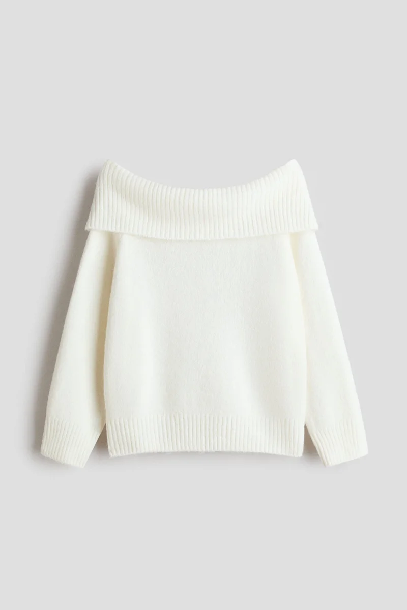 H&M Off-the-shoulder jumper