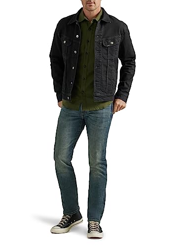 Lee Men's Legendary Classic Rider Jacket, Overdye Black - Image 2