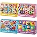Jeacirio 100 Piece Puzzles for Kids Ages 48 Animals Flower Cupcakes Donuts Puzzle for Kids Ages 810 Large Puzzles for Senior Jigsaw Puzzles for Kid Ages 68 Year Old Educational Puzzle Toys 4Pack - Image 2