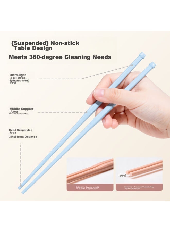 JD.com Jd Jingzao Colorful Antibacterial Chopsticks, Household Divided Alloy Chopsticks, Non-slip Antibacterial High-end Heat-resistant, 5 Pairs - Image 2