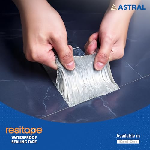 RESITAPE Astral Butyl Waterproof Aluminium Tape | Heavy-Duty & Super Strong | Ideal for Roof Leakage, Cracks & Gap Sealing | High Temperature Resistant | 5M x 50MM - Image 5
