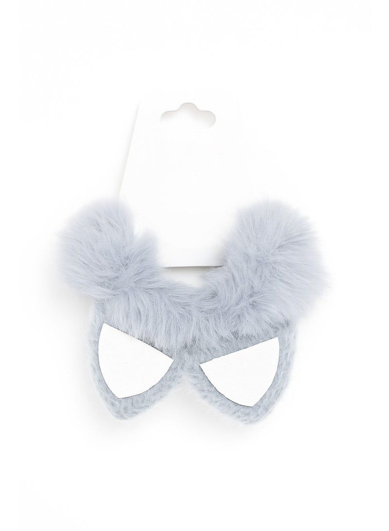 Luxury Plush Hair Clip F-1-CAFE