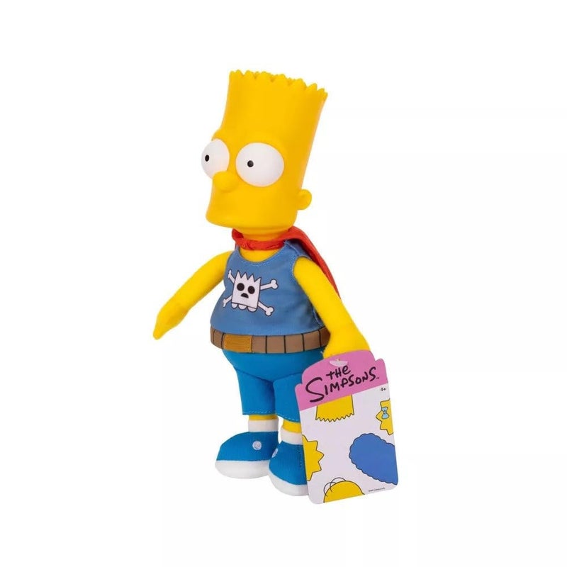 The Simpsons Daredevil Bart Plush Features Soft Fabric Body with Sculpted Head Officially Licensed - Image 2