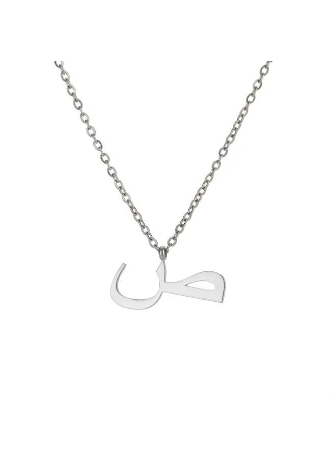 روفو Arabic Letter 'Saad' Necklace 18k Gold Plated