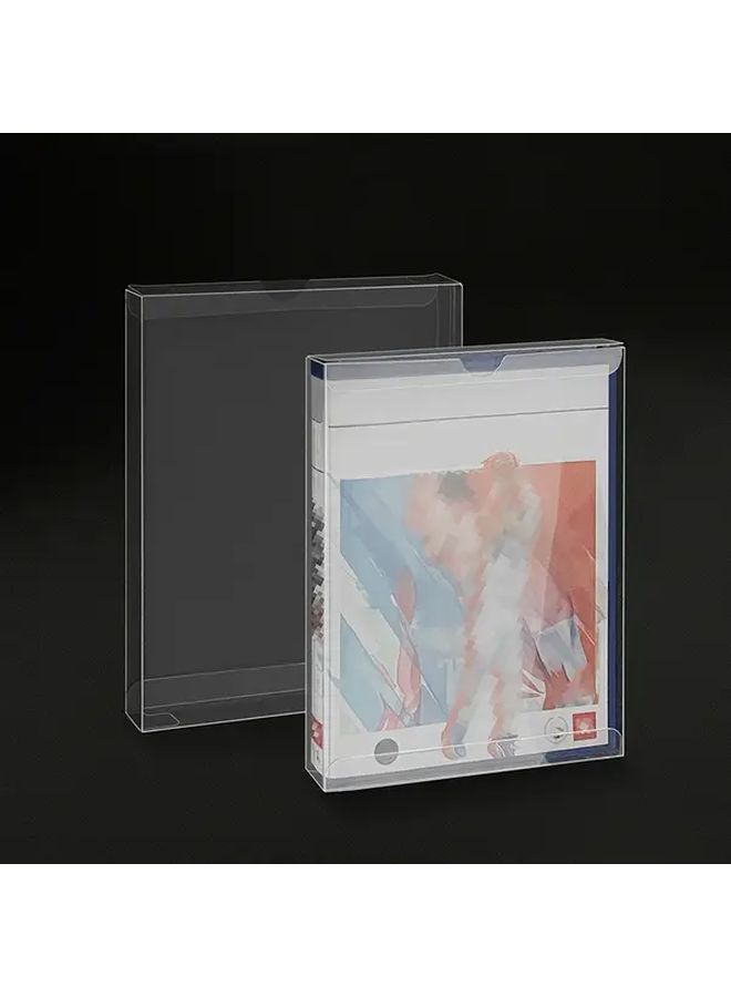 White Clear PS5 PS4 PS3 Game Case Display Window Protective Storage Holder - Image 1