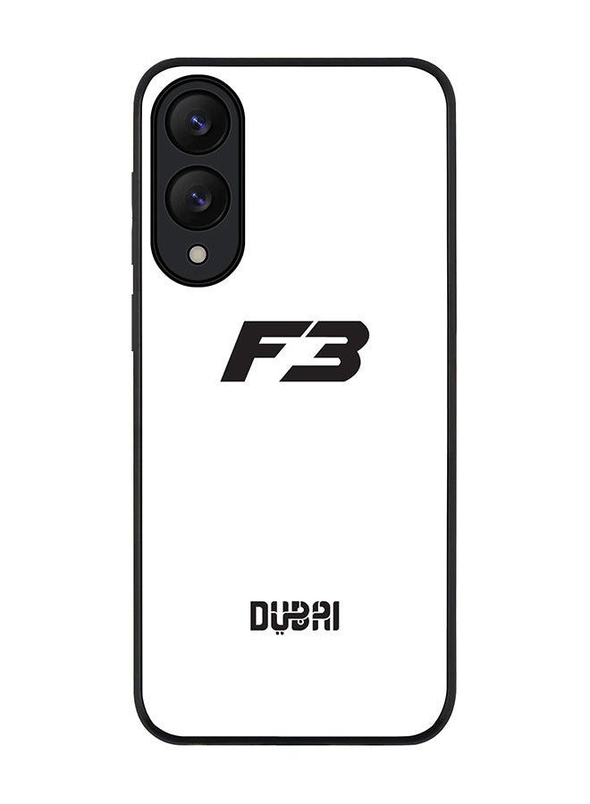 Stylizedd For Samsung Galaxy S25 Edge Case,Slim fit Camera Protection, Shockproof Thin Phone cover  -  Faz3 Dubai White