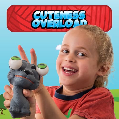 IPIDIPI TOYS Flippy Kitten Squishy Eye Popping Cat - Halloween Squishy Toys for Trick or Treat - Fun Fidget Toy, Birthday Party Favors, Halloween Goodie Bag Stuffers for Boys and Girls - Image 5