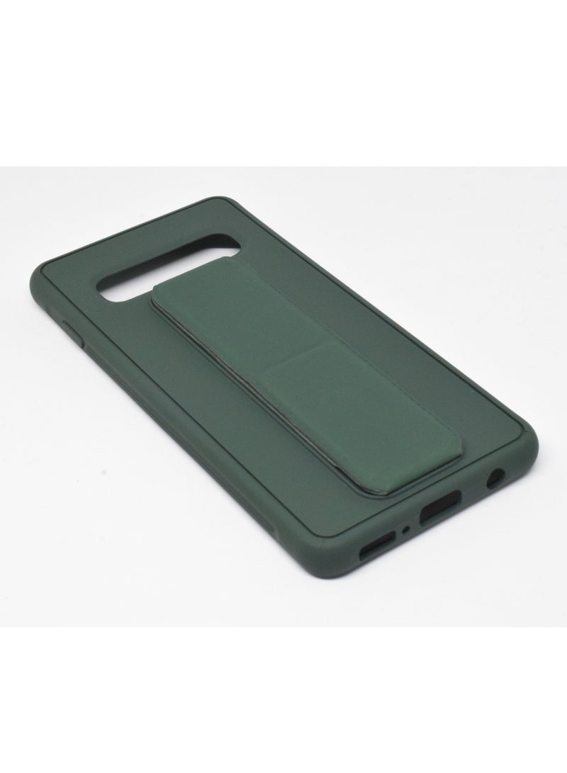 BORTONY Galaxy S10 Case, Fully Covered With Finger Grip Stand Holder Anti Slip Shockproof Protective Case Cover For Samsung Galaxy S10 - Image 3