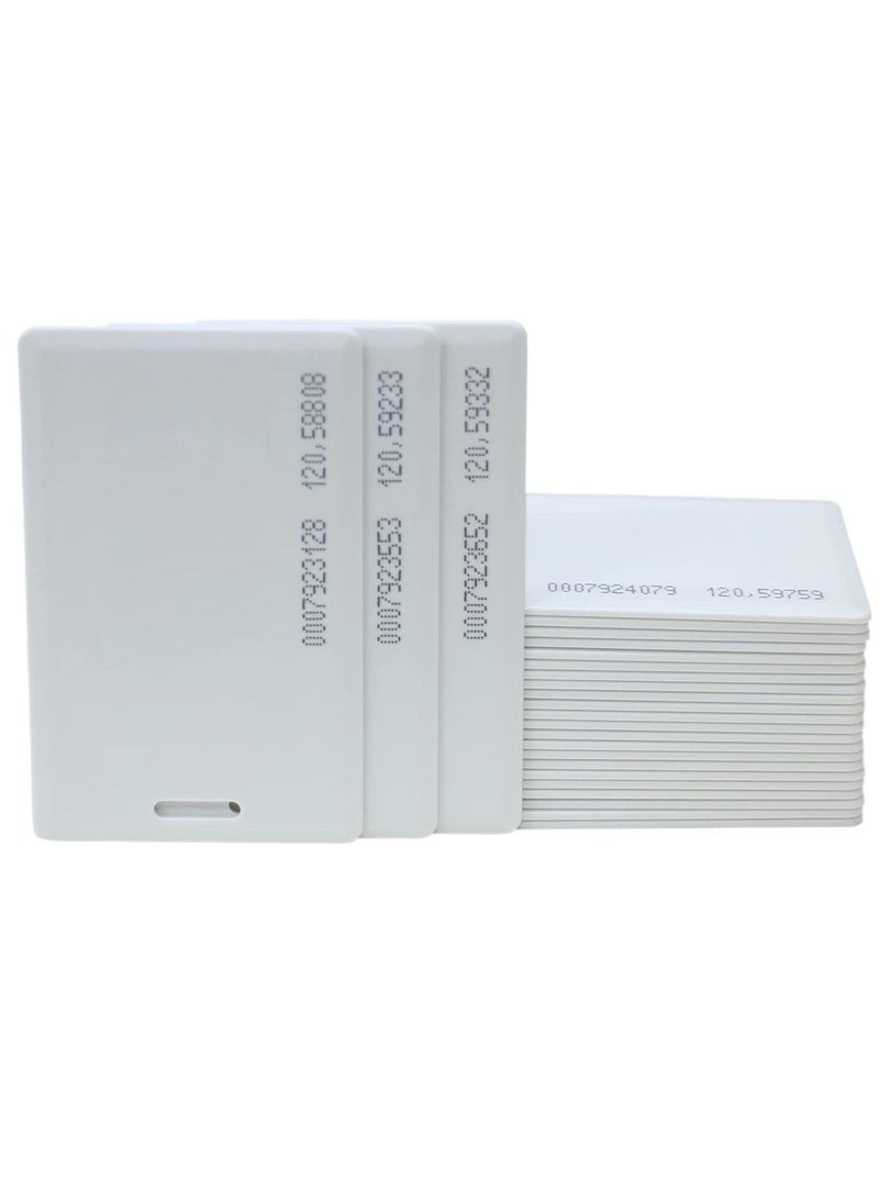 Rubik RFID Cards 125khz TK4100 (Read Only) Compatible with EM4100 Clamshell ID Proximity Cards (10 Cards) 