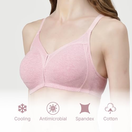 Enamor M-Frame Jiggle Control Fab-Cool Stretch Cotton Bra for Women- Full Coverage, Non Padded and Wirefree - Image 5