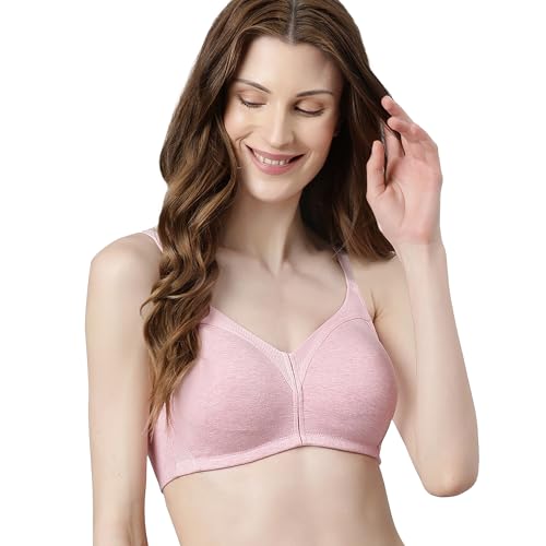 Enamor M-Frame Jiggle Control Fab-Cool Stretch Cotton Bra for Women- Full Coverage, Non Padded and Wirefree - Image 1