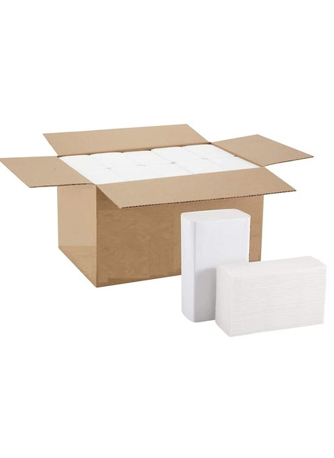 3000PC Disposable Soft Interfold White Tissue Paper Hand Table Napkin 20X23Cm