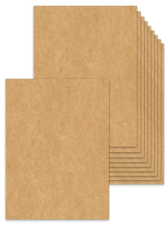 Lakeer 12"x12" Kraft/Craft Paper Craft Liner Sheet - 300 GSM, Brown Color, Pack of 10 Pcs | for DIY Craft, Scrapbooking, Art, Etc. - Image 1