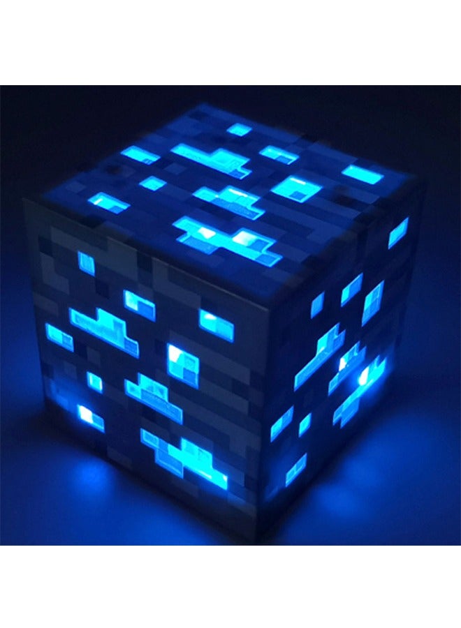 Minecraft Light-Up Blue Stone Diamond Ore - Sure to Keep Pigmen Away, LED Light - Image 3