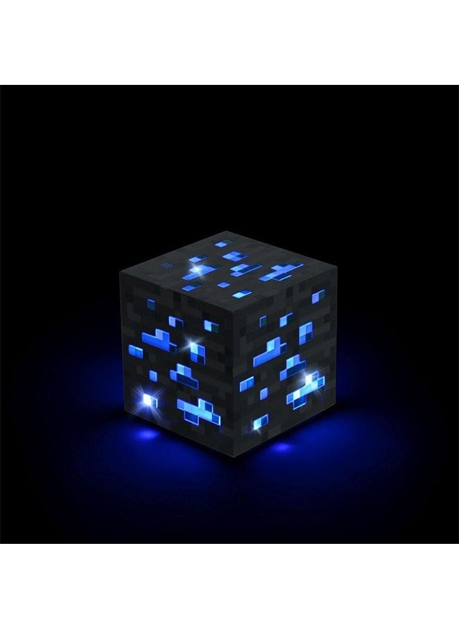 Minecraft Light-Up Blue Stone Diamond Ore - Sure to Keep Pigmen Away, LED Light - Image 2