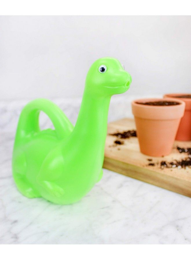 Cornucopia Brands Cornucopia Green Dinosaur Watering Can; Novelty Plastic Waterer Toddler Friendly & Kid Loved - Image 3