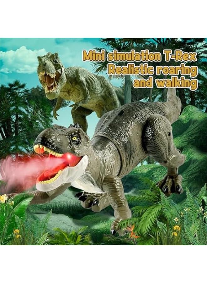 Remote Control Dinosaur for Boys 4-7,Robot Dinosaur Toys for Kids 5-7, rc Dinosaur with Realistic Legs  Spray Stream,t rex Toys for Kids 3 5 7 Year Old boy Birthday Gift - Image 3