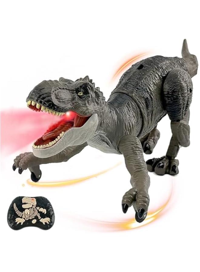 Remote Control Dinosaur for Boys 4-7,Robot Dinosaur Toys for Kids 5-7, rc Dinosaur with Realistic Legs  Spray Stream,t rex Toys for Kids 3 5 7 Year Old boy Birthday Gift - Image 1