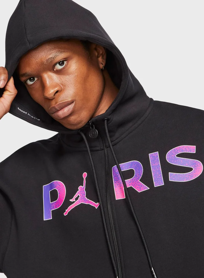 Jordan Jordan PSG Fleece Flight Track Jacket