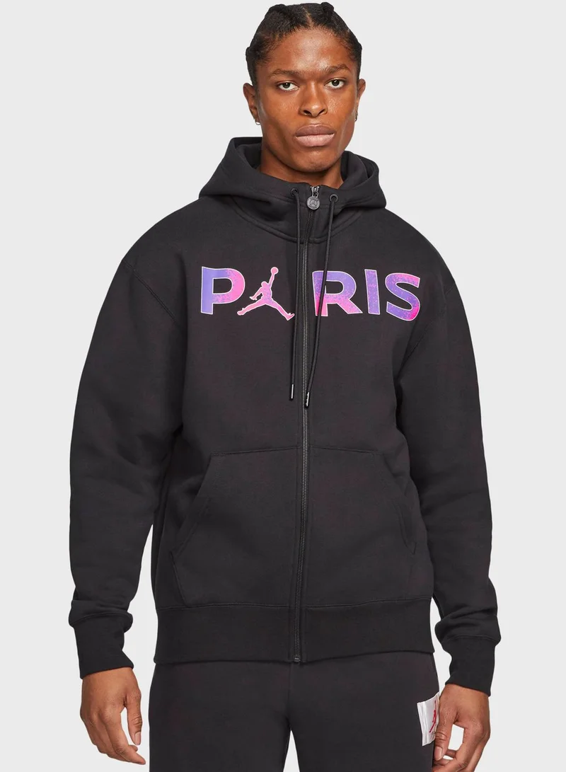 Jordan Jordan PSG Fleece Flight Track Jacket