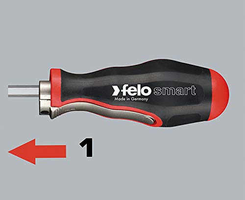 Felo Smart II Set with 2 components handle: screwdriver and T-handle in one. (29-Pieces) - Image 5