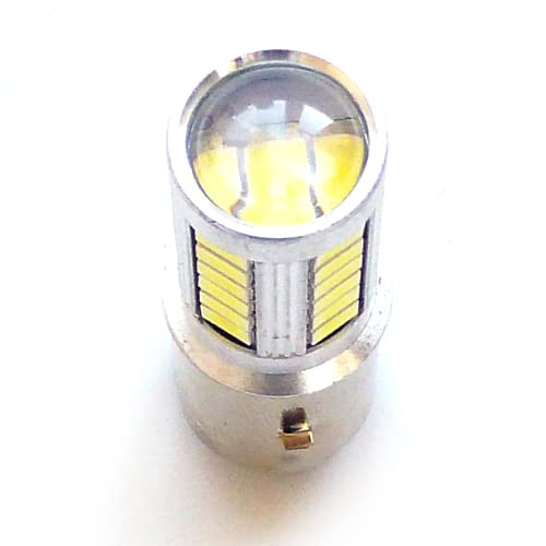 BikerWorks® S2 12V Bright LED Light bulb 5-sided for Chinese Scooter & ATV 50cc 150cc 250cc for TAO Znen Jonway Tank Baron etc 1-pack - Image 2