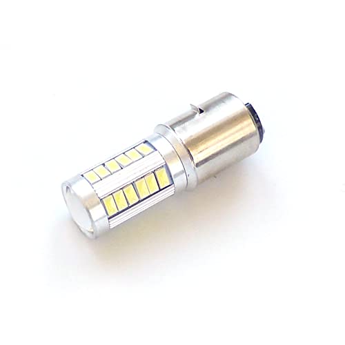 BikerWorks® S2 12V Bright LED Light bulb 5-sided for Chinese Scooter & ATV 50cc 150cc 250cc for TAO Znen Jonway Tank Baron etc 1-pack - Image 3