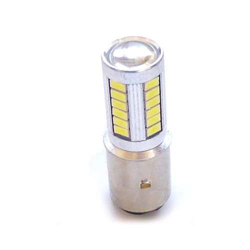 BikerWorks® S2 12V Bright LED Light bulb 5-sided for Chinese Scooter & ATV 50cc 150cc 250cc for TAO Znen Jonway Tank Baron etc 1-pack - Image 4