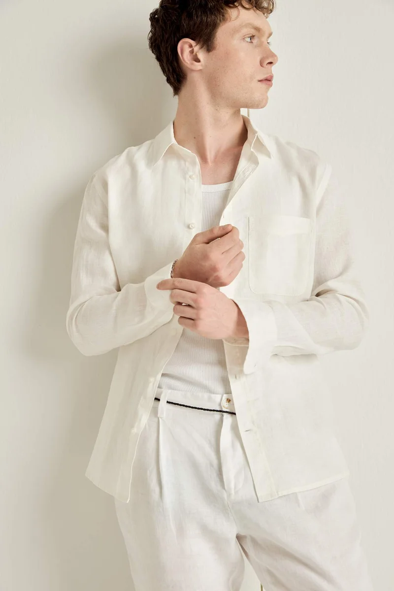 ديفاكتو 100% Linen Shirt