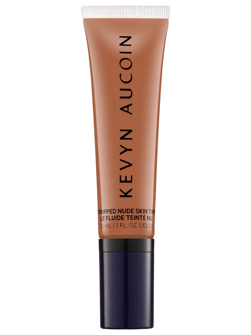 Kevyn Aucoin Stripped Nude Skin Tint, ST 09 (Deep) shade: Tinted makeup foundation with blue light protection. Sheer to light coverage. Blurs imperfections for a natural even finish. Comfortable wear. - Image 1