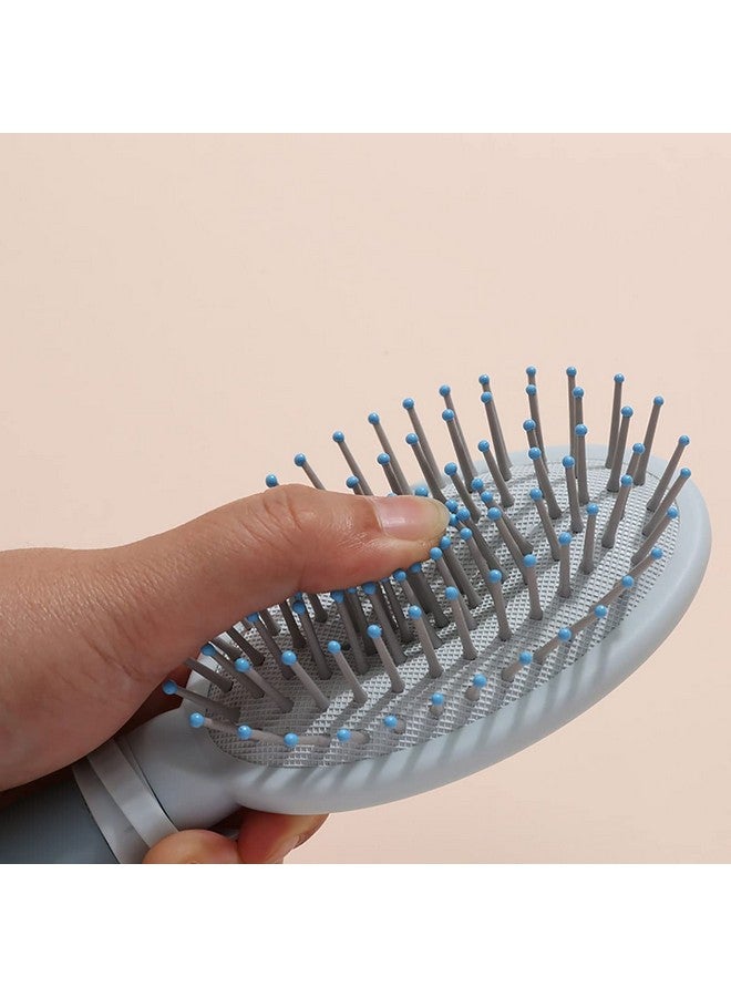 WE-CEF Detangling Brush, Original Detangler Brush - Wet & Dry Tangle-Free Hair Brush for Women & Men - No Tangle Soft & Flexible Bristles for Straight, Curly, & Thick Hair (Blue) - Image 3